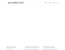 Tablet Screenshot of gameplaywright.net